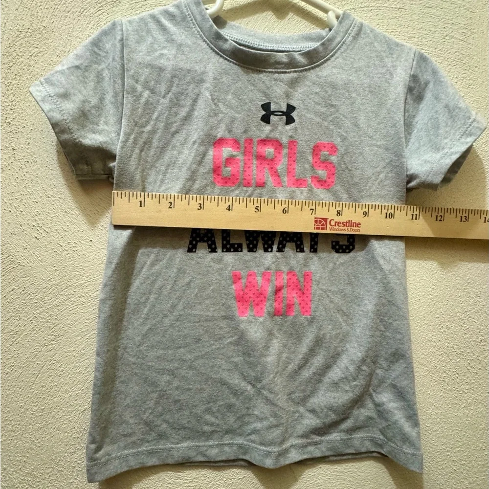 Under Armour‎ HeatGear Girls Graphic Tee Size 5